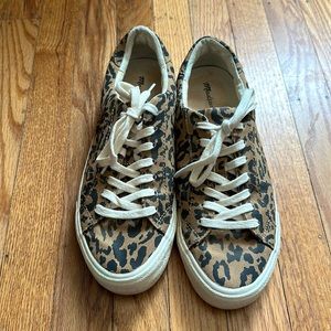 Madewell leopard print sneakers
